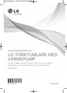 Bruksanvisning LG RC8055AHZ Torktumlare