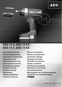 Használati útmutató AEG BBS 12 KX Fúró-csavarozó