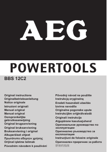 Manual AEG BBS 12C2 Maşină de găurit-înşurubat