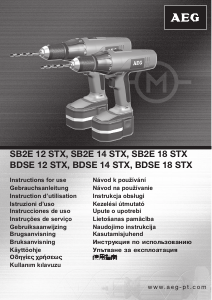 Manual de uso AEG BDSE 12 STX Atornillador taladrador