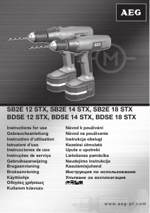 Manual AEG BDSE 14 STX Drill-Driver
