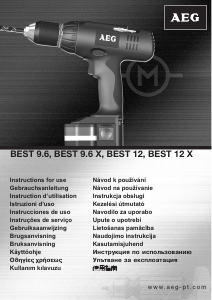 Manual de uso AEG BEST 12 X Atornillador taladrador