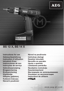 Bruksanvisning AEG BS 14 X Drill-skrutrekker