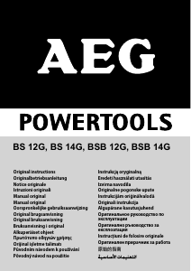 Bruksanvisning AEG BS 14G Drill-skrutrekker
