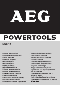 Manual AEG BSS 14 Maşină de găurit-înşurubat