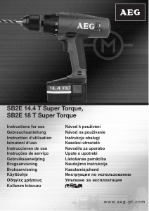 Brugsanvisning AEG SB2E 14.4 T SuperTorque Bore-skruemaskine