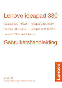 Handleiding Lenovo IdeaPad 330-15ARR Laptop