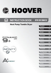 Brugsanvisning Hoover DYH 9913NA1X-S Tørretumbler