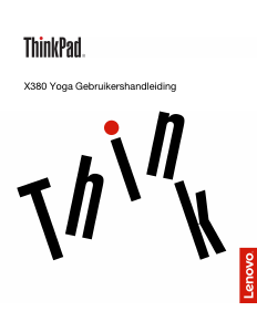 Handleiding Lenovo ThinkPad X380 Yoga Laptop