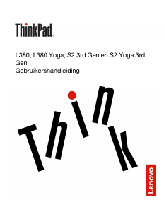 Handleiding Lenovo ThinkPad L380 Yoga Laptop