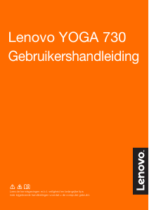 Handleiding Lenovo Yoga 730-13IWL Laptop