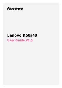 Handleiding Lenovo K50a40 K3 Note Mobiele telefoon
