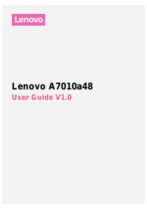 Manual Lenovo A7010a48 Mobile Phone