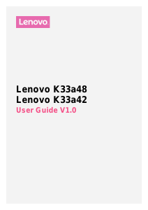 Manual Lenovo K33a48 K6 Mobile Phone