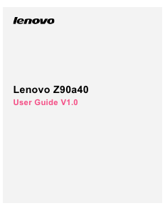 Handleiding Lenovo Z90a40 Vibe Shot Mobiele telefoon