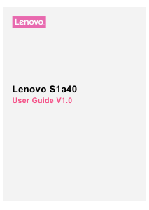 Manual Lenovo S1a40 Vibe Mobile Phone