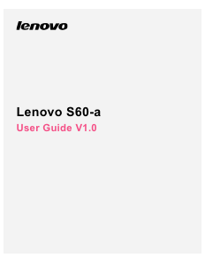 Manual Lenovo S60-a Mobile Phone