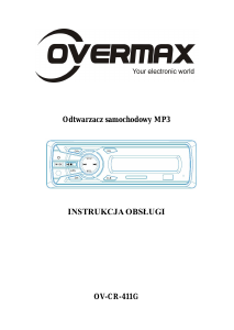 Manual Overmax OV-CR-411G Car Radio