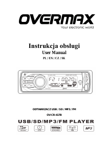 Instrukcja Overmax OV-CR-417B Radio samochodowe