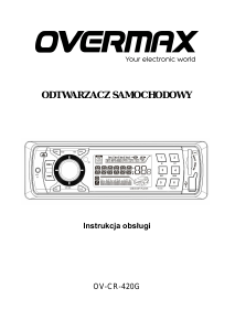 Instrukcja Overmax OV-CR-420G Radio samochodowe