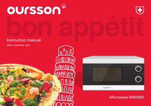 Manual Oursson MM2002 Microwave