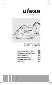 كتيب مكواة PV1505 Ufesa