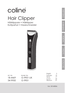 Manual Coline G-9901 Hair Clipper