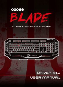 Manual Ozone Blade Keyboard