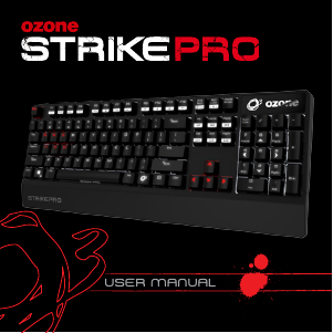 Manual Ozone Strike Pro Keyboard