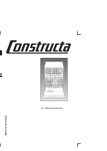 Bedienungsanleitung Constructa CG545J5 Geschirrspüler