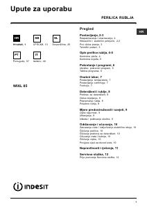 Priručnik Indesit WIXL 85 (EX) Stroj za pranje rublja