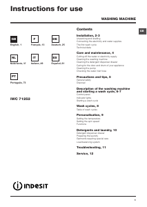 Bedienungsanleitung Indesit IWC 71252 ECO (EU) Waschmaschine