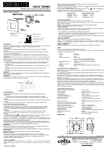 Manual Orbis Deco-Termo Thermostat