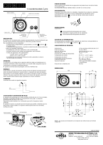 Manual Orbis Lyra Thermostat