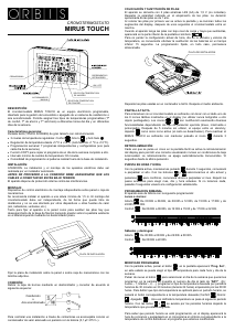 Manual de uso Orbis Mirus Touch Termostato