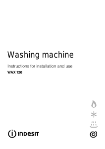 Manual Indesit WAX 120 (UK) Washing Machine