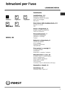 Instrukcja Indesit WIXXL 86 (EU).1 Pralka