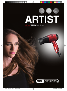 Manual OBH Nordica 5139 Artist Alize Hair Dryer