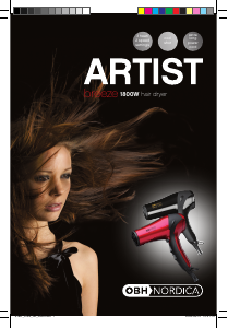 Manual OBH Nordica 5168 Artist Breeze Hair Dryer