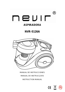 Manual Nevir NVR-5126A Vacuum Cleaner