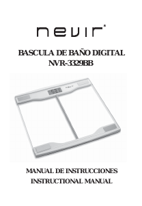 Manual de uso Nevir NVR-3329 BB Báscula