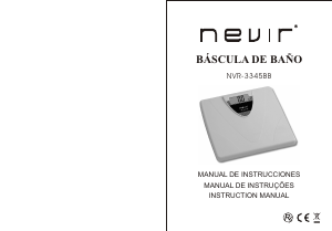 Manual de uso Nevir NVR-3345 BB Báscula