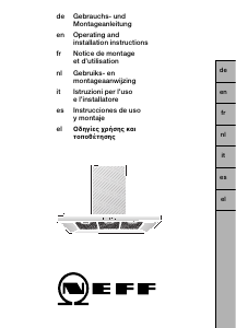 Manual de uso Neff D79T48N0 Campana extractora