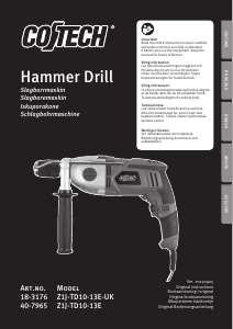 Bruksanvisning Cotech Z1J-TD10-13E Slagdrill