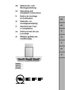 Manual de uso Neff D9750N0 Campana extractora