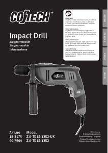 Manual Cotech Z1J-TD12-13E2 Impact Drill