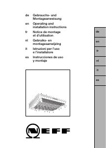 Manual de uso Neff D1613N0 Campana extractora