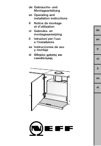 Manuale Neff D4682X0 Cappa da cucina