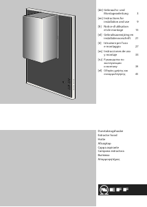 Manual Neff D99L11N0 Cooker Hood