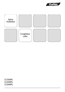 Mode d’emploi Curtiss CC4006PL Congélateur